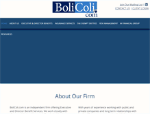 Tablet Screenshot of bolicoli.com